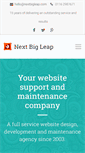Mobile Screenshot of nextbigleap.com